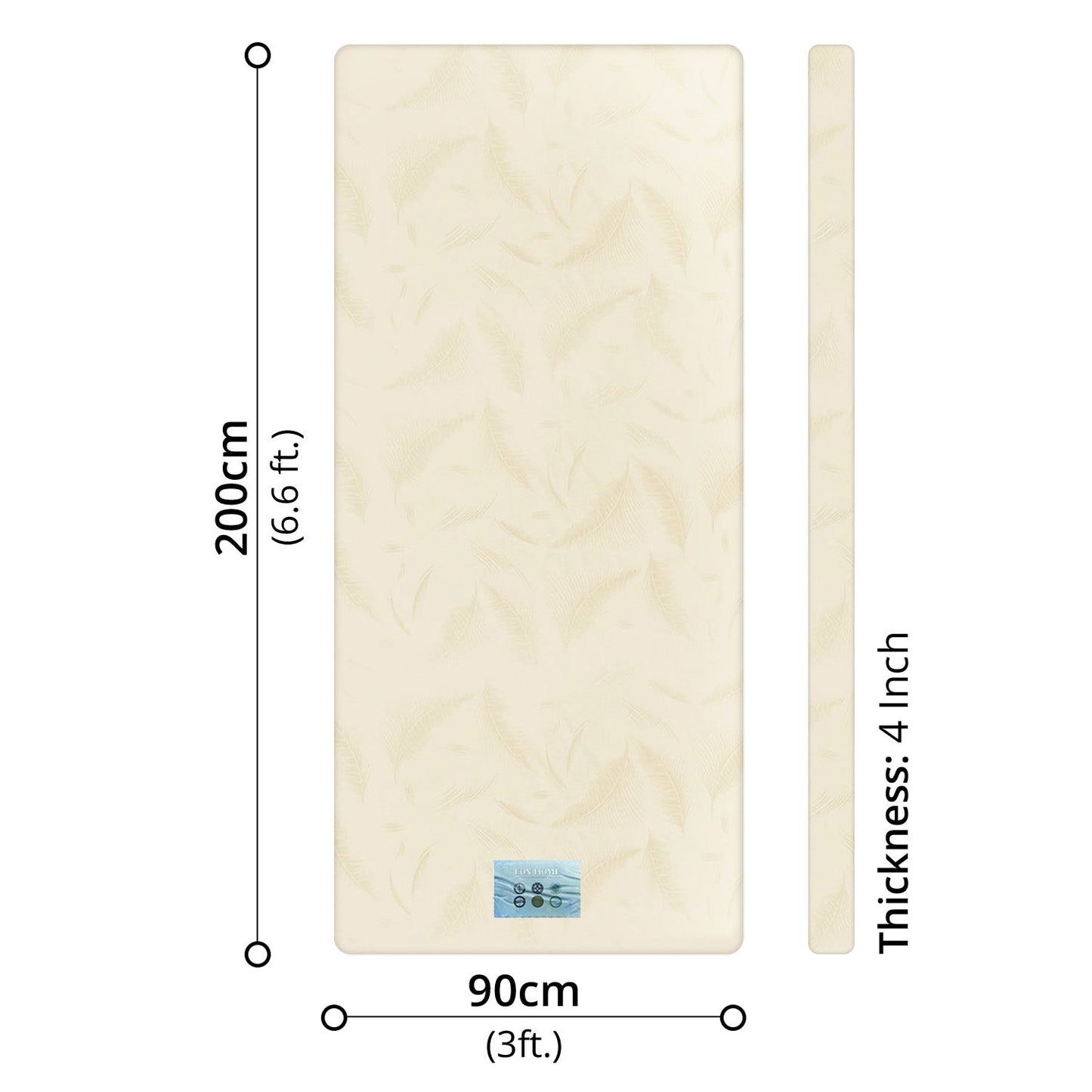 EON Foam Mattress Single (90 x 200cm)