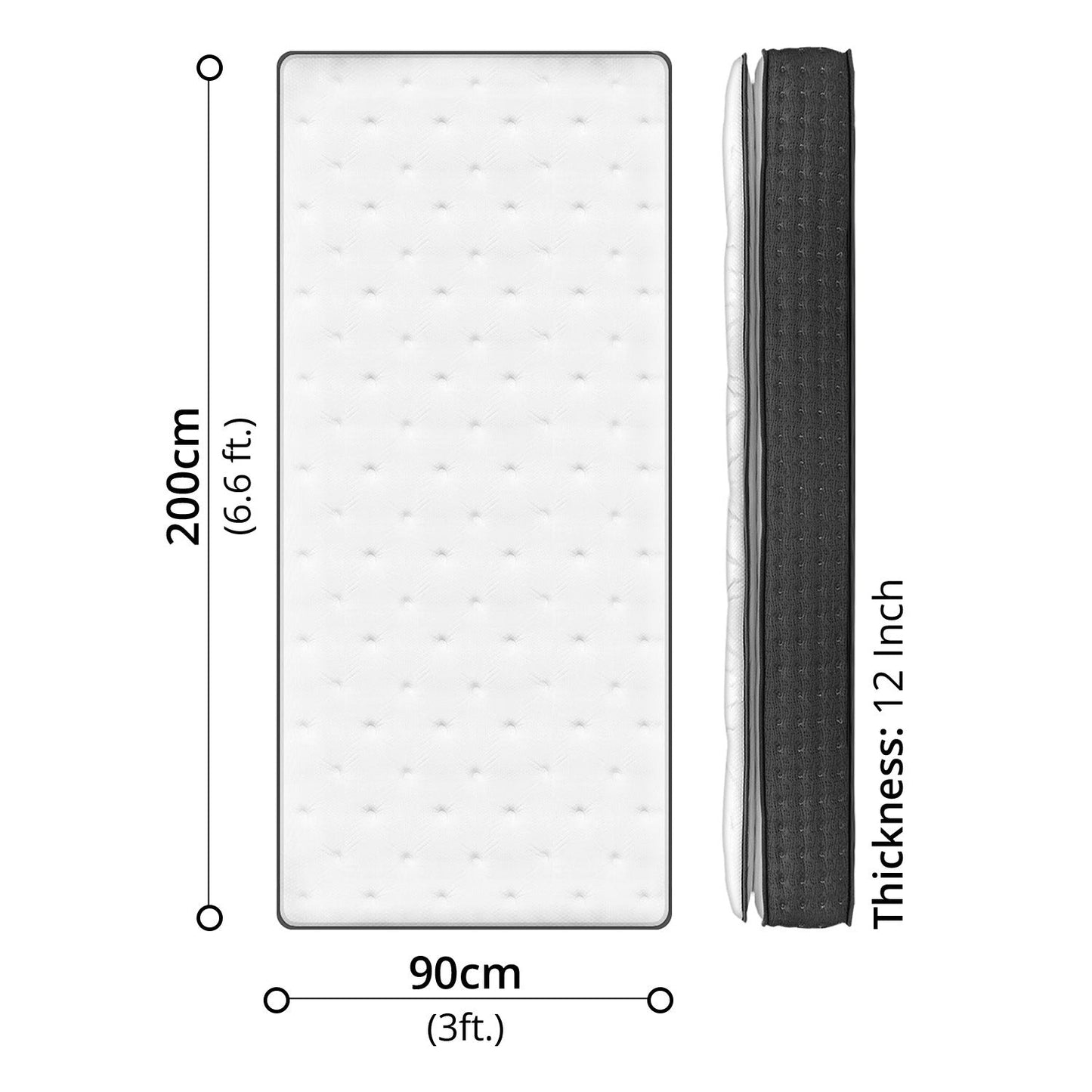 EON Hotel Spring Mattress Single (90 x 200cm)