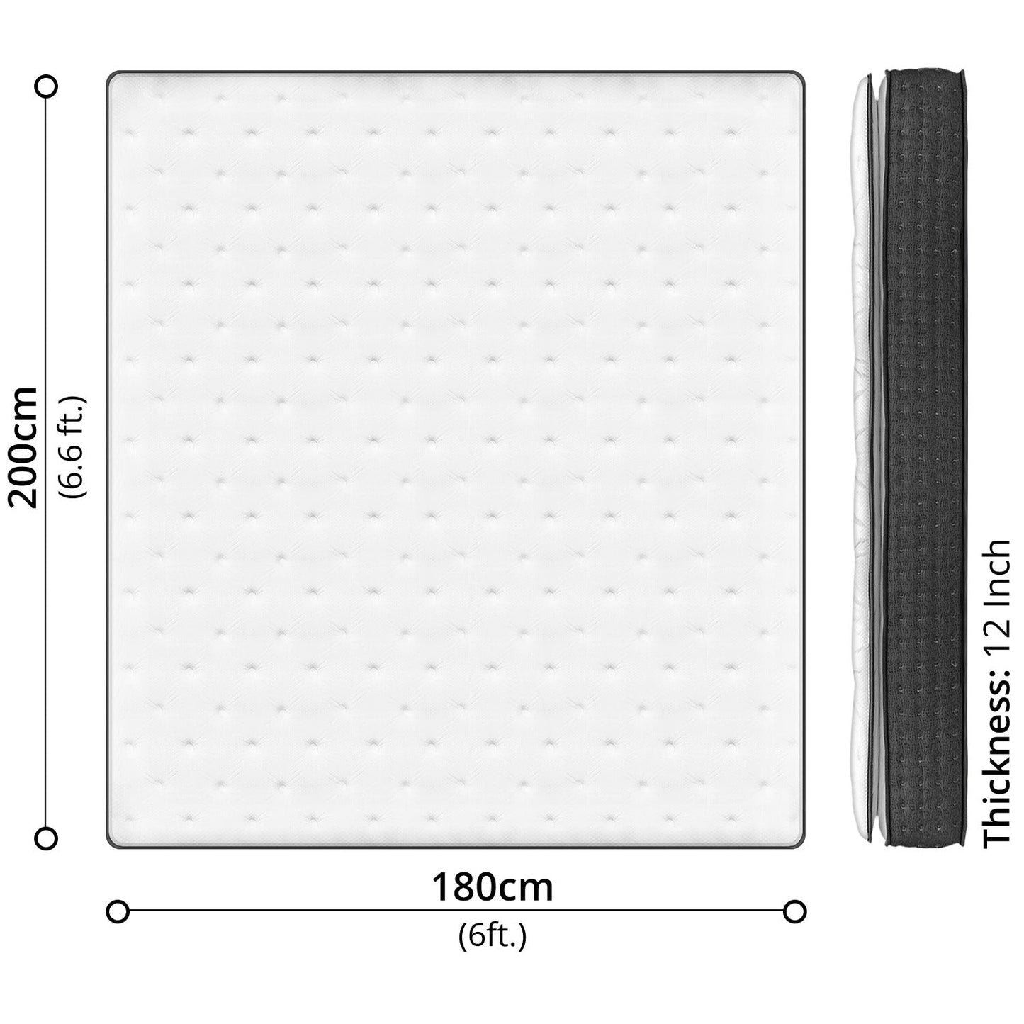 EON Hotel Spring Mattress King (180 x 200cm)
