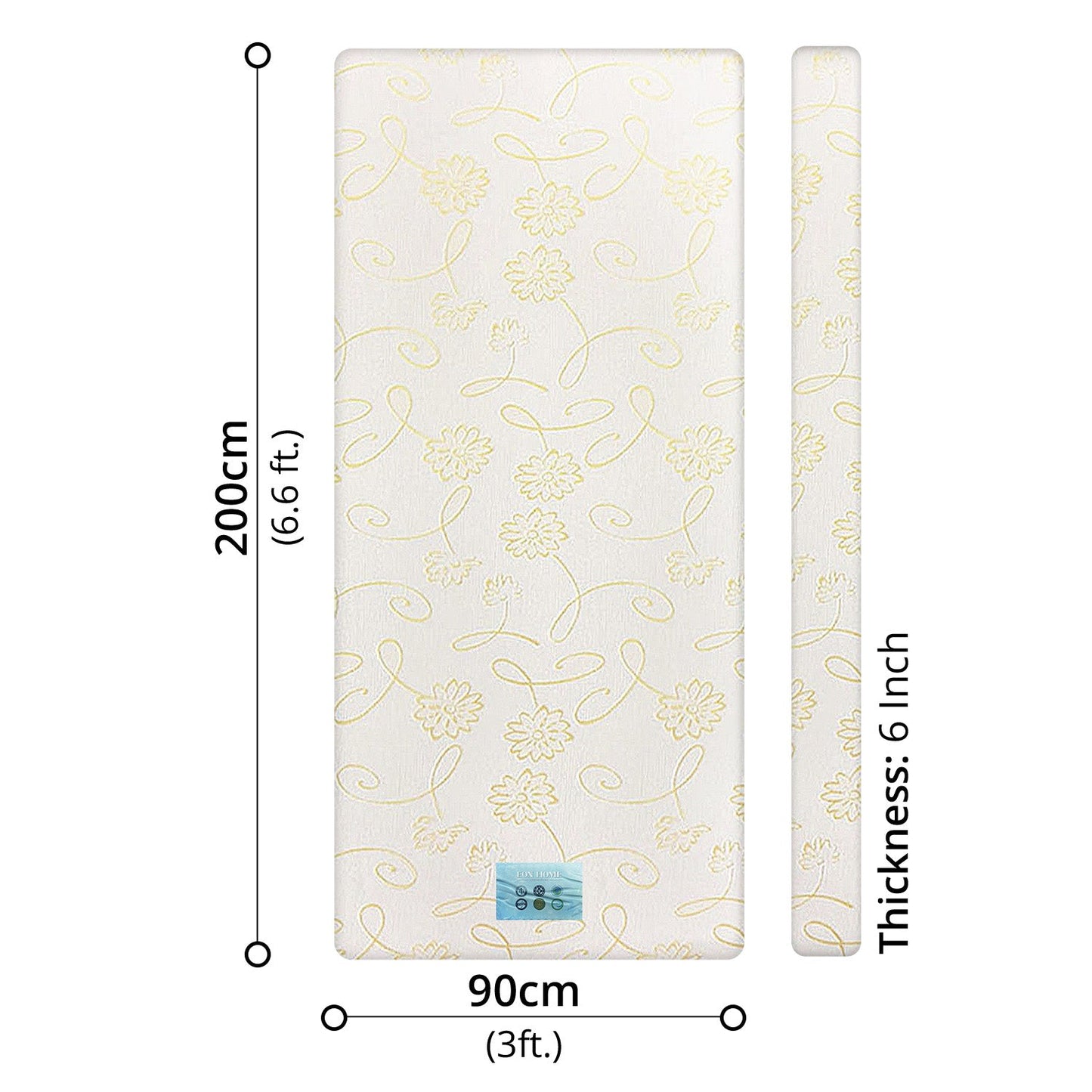 EON "Firm" Memory Foam Mattress Single (90 x 200cm)