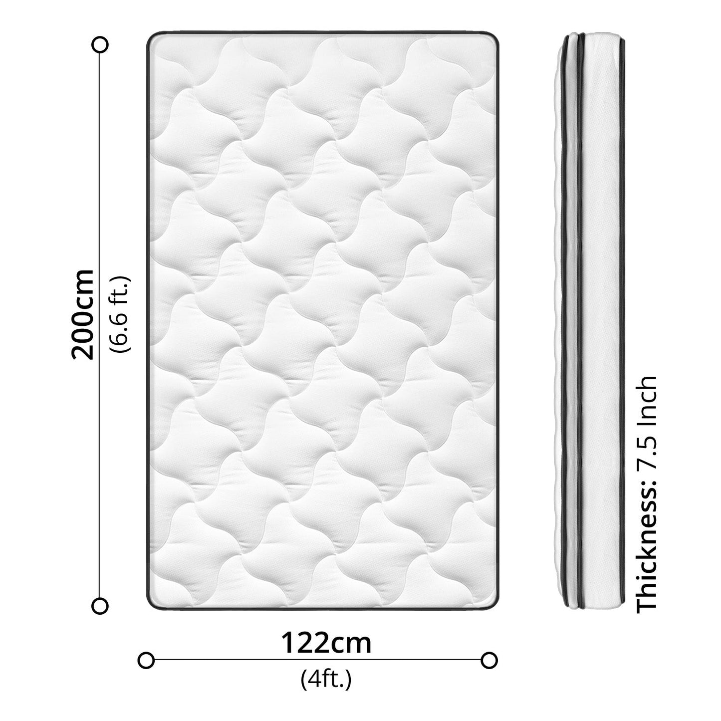 SLEEMON Bonnell Spring Mattress Double - 47472