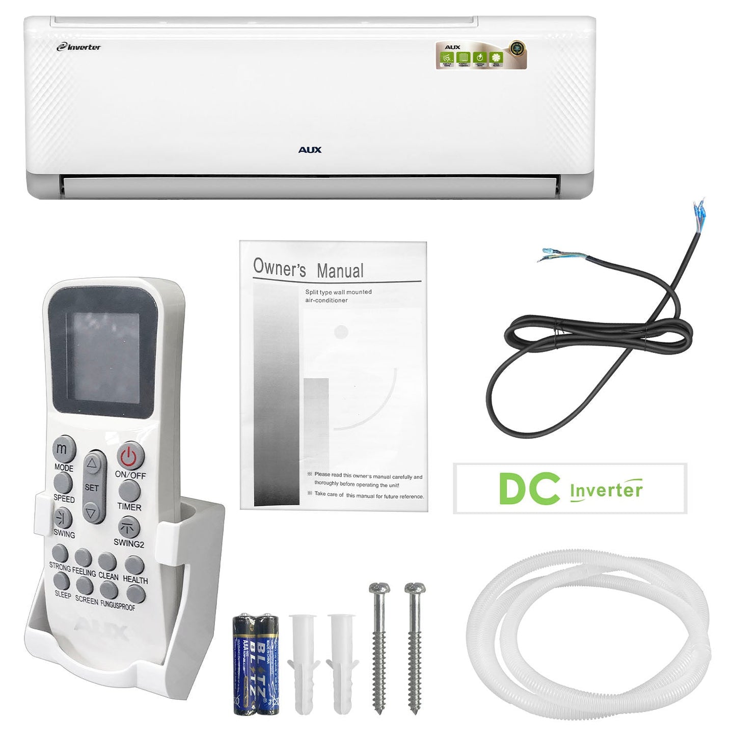 AUX 9000BTU SPLIP AC INVERTER