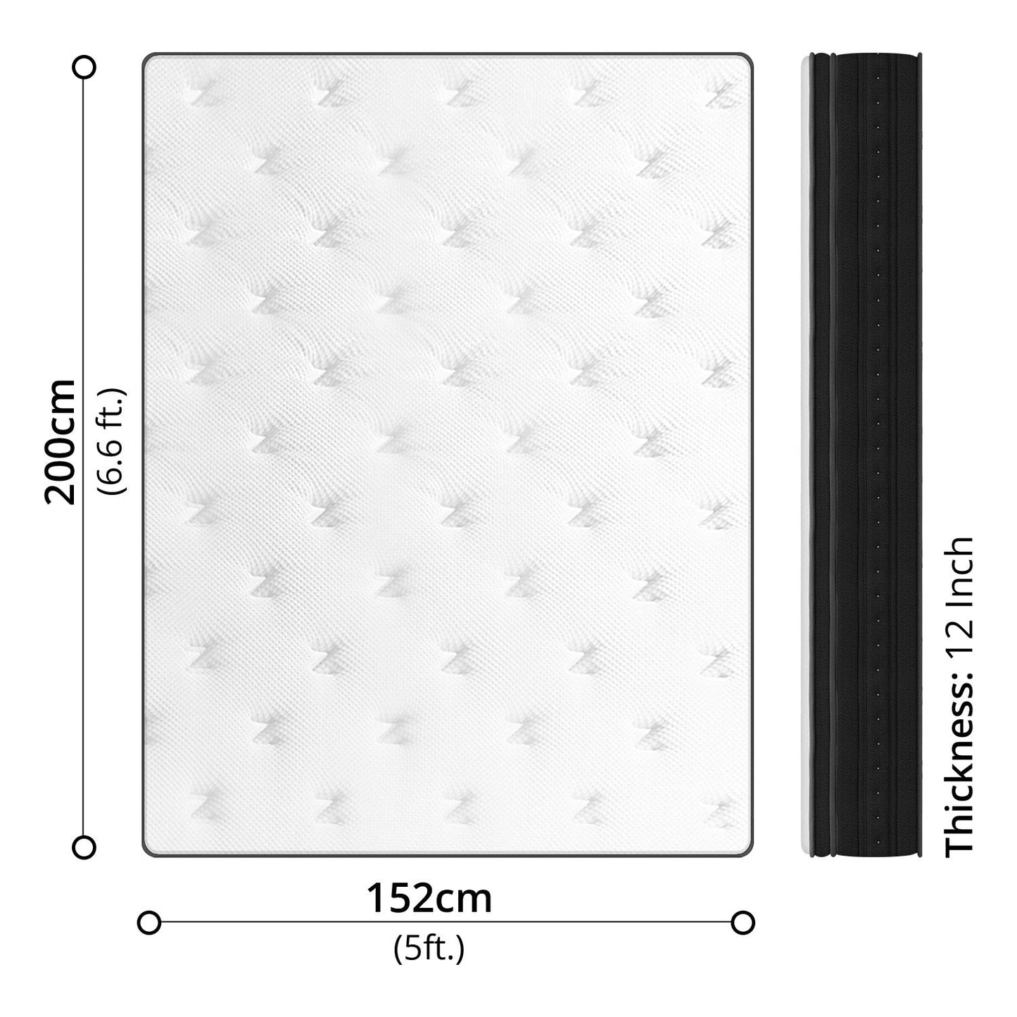 EON Pocket Spring Mattress Queen (152 x 200cm)