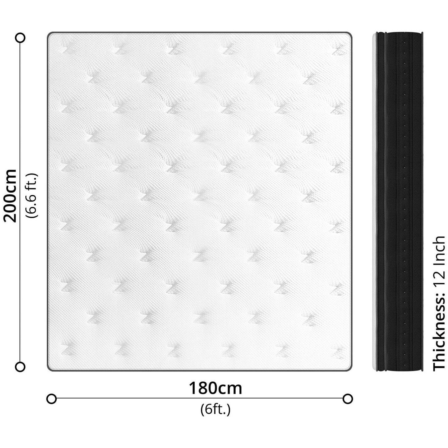 EON Pocket Spring Mattress King (180 x 200cm)