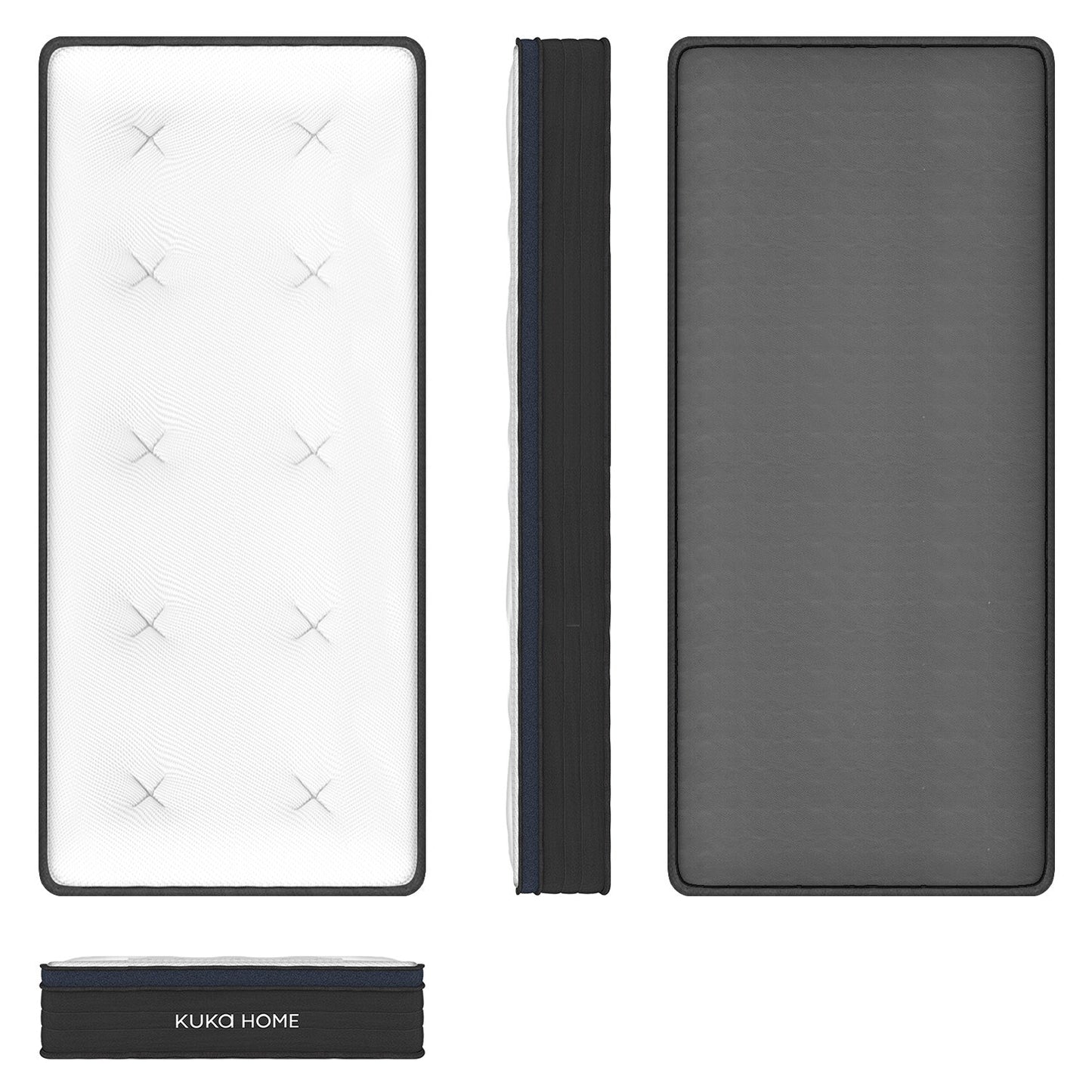 KUKA-HOME Cooling Spring Mattress Single (90 x 200cm)