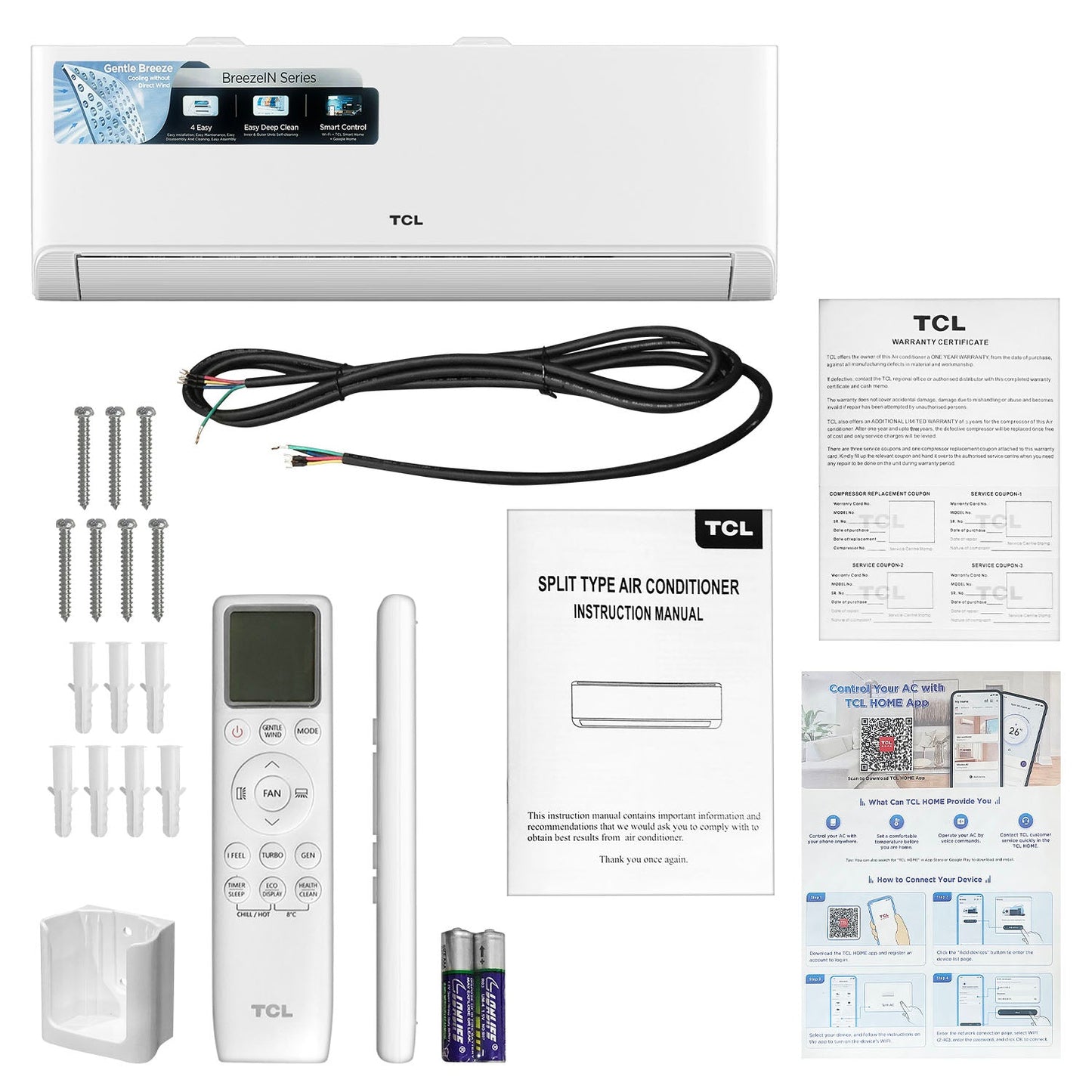 TCL 18000BTU AC INVERTER WIFI BREEZE IN