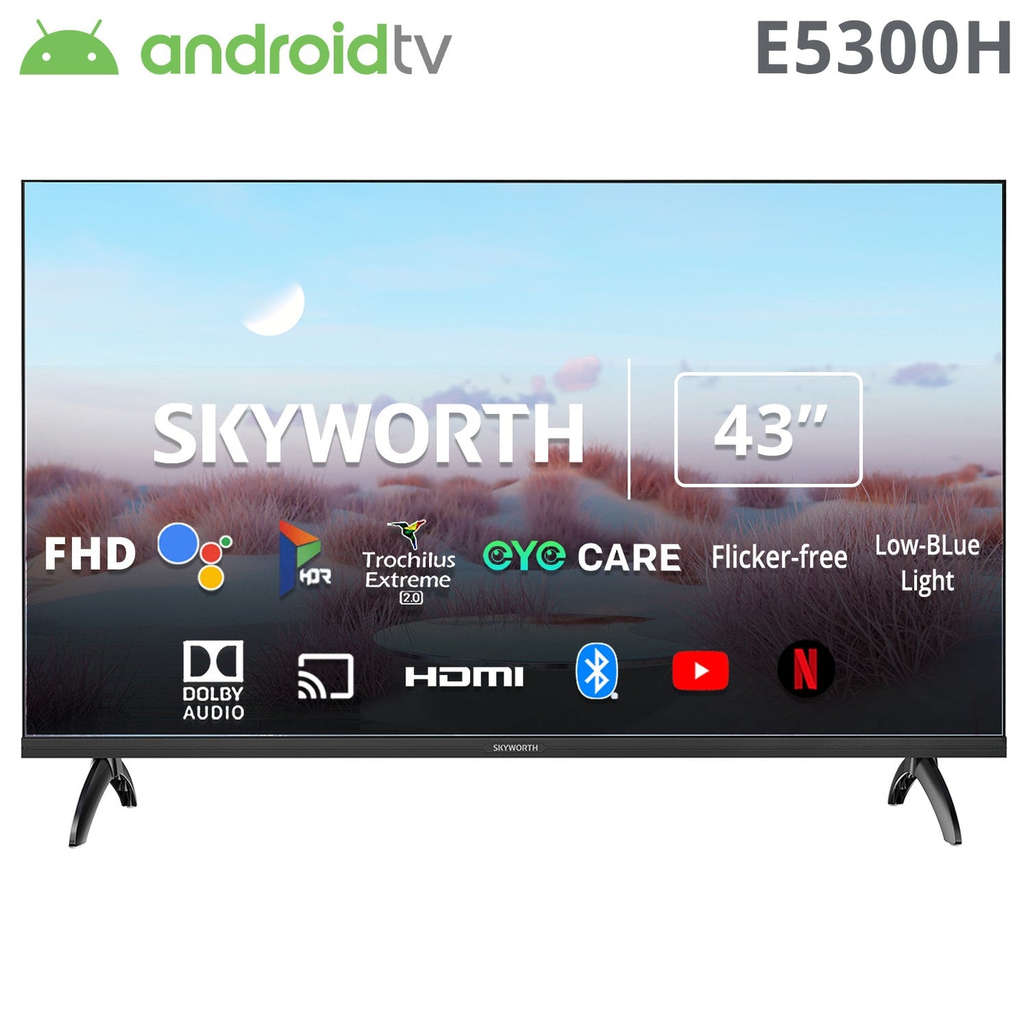 SKYWORTH Led full hd smart Android TV 43inch