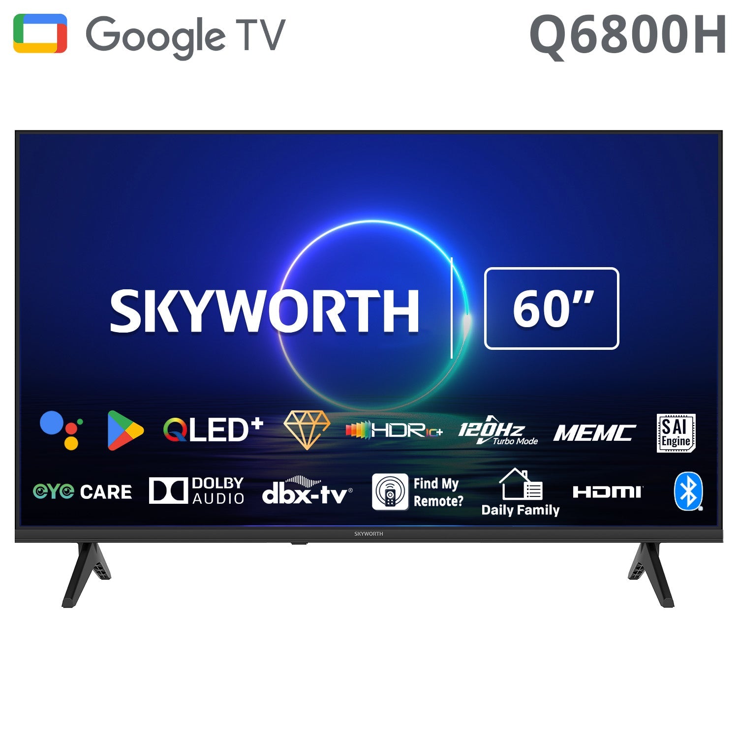 SKYWORTH 4K QLED Google TV 60inch – VIVO HOME