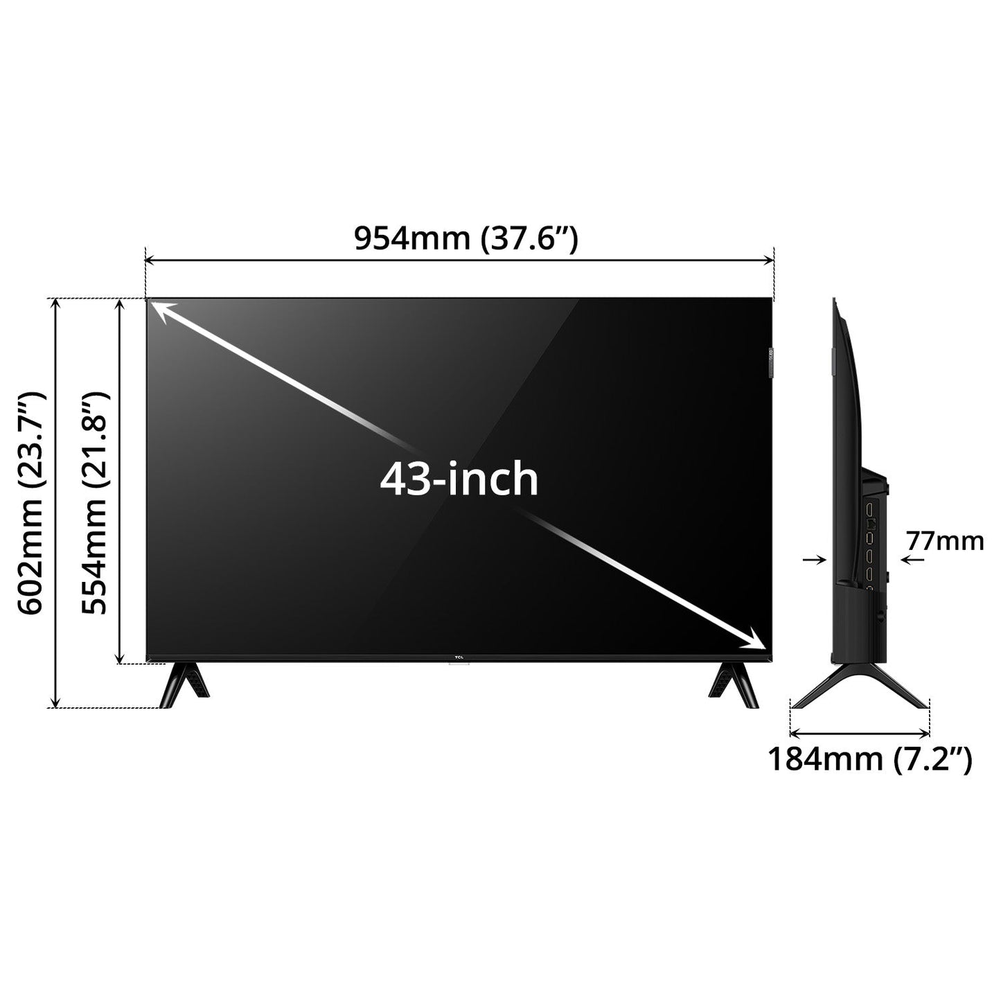 TCL QLED 43 INCH TV SK5