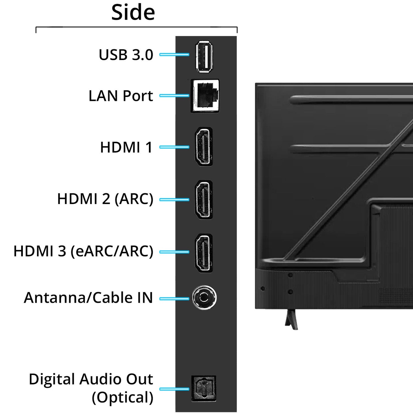 TCL UHD 4K smart wifi Google TV 55 inch