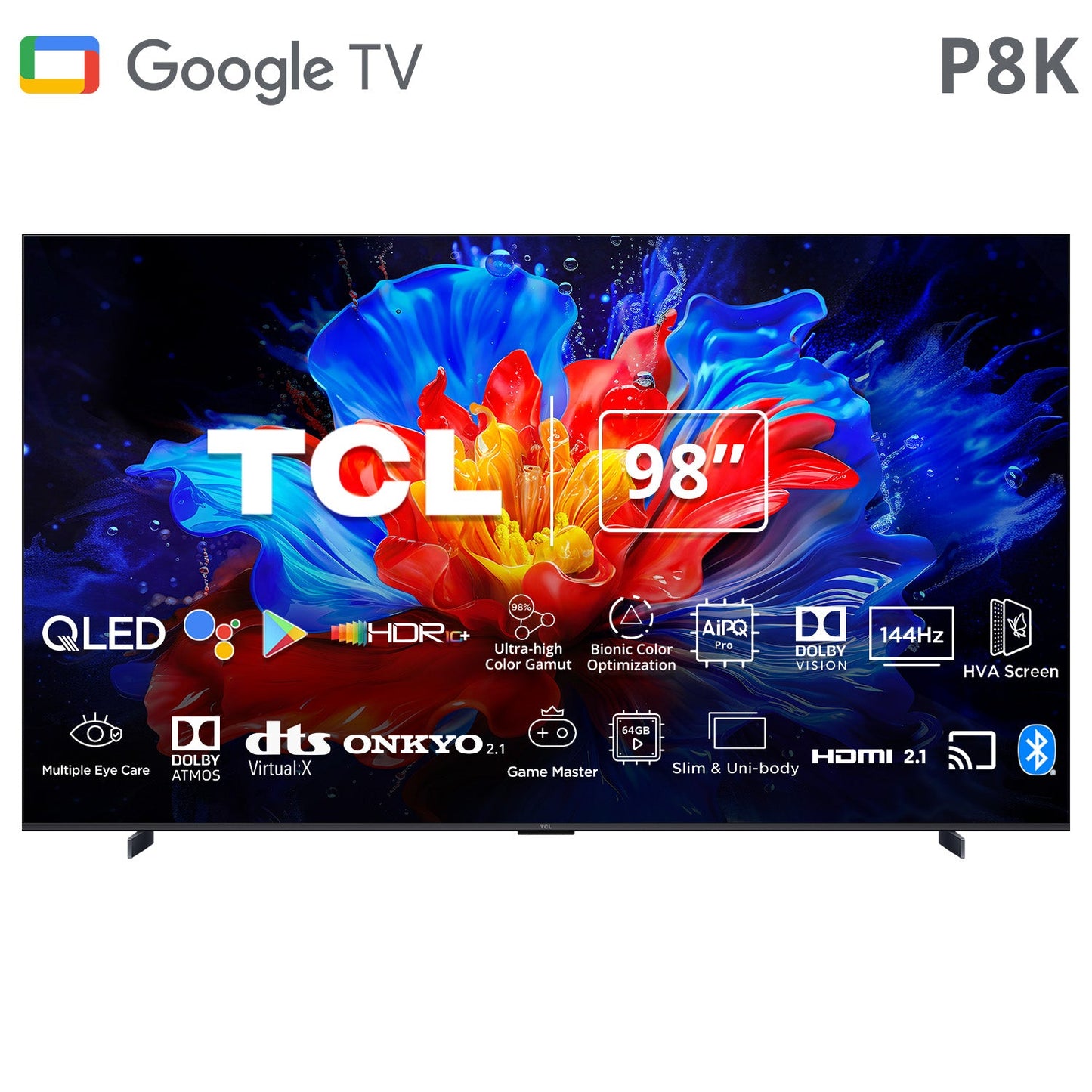 TCL Quantum DOT Google TV 98inch