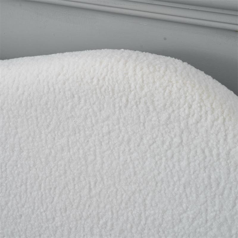 RIFA Fluffy Cloud White Storage Bed Queen