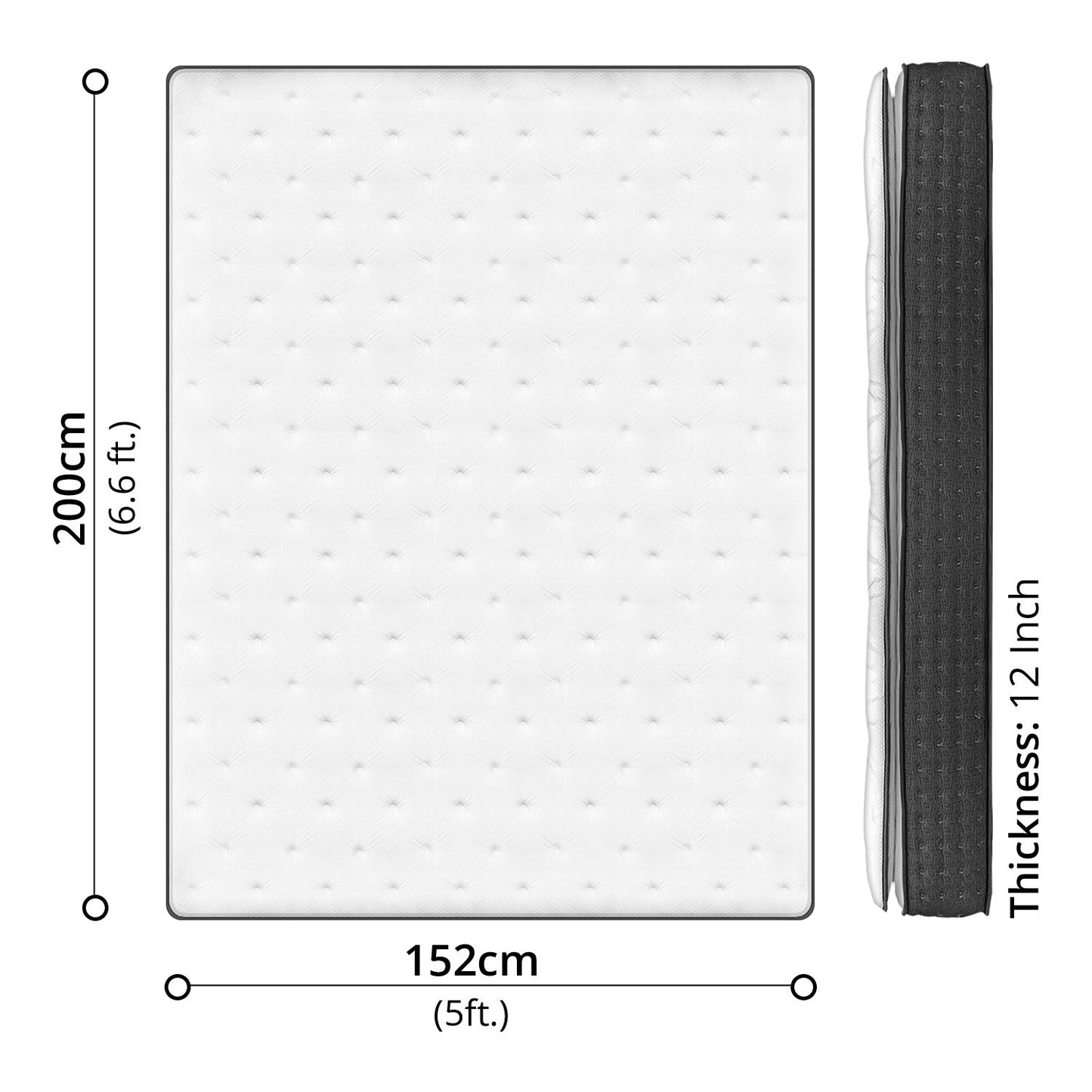 EON Hotel Spring Mattress Queen (152 x 200cm)