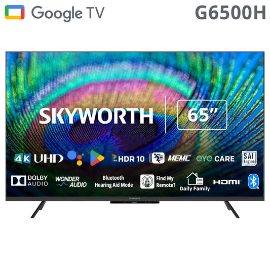 SKYWORTH UHD 4K smart wifi Google TV 65inch