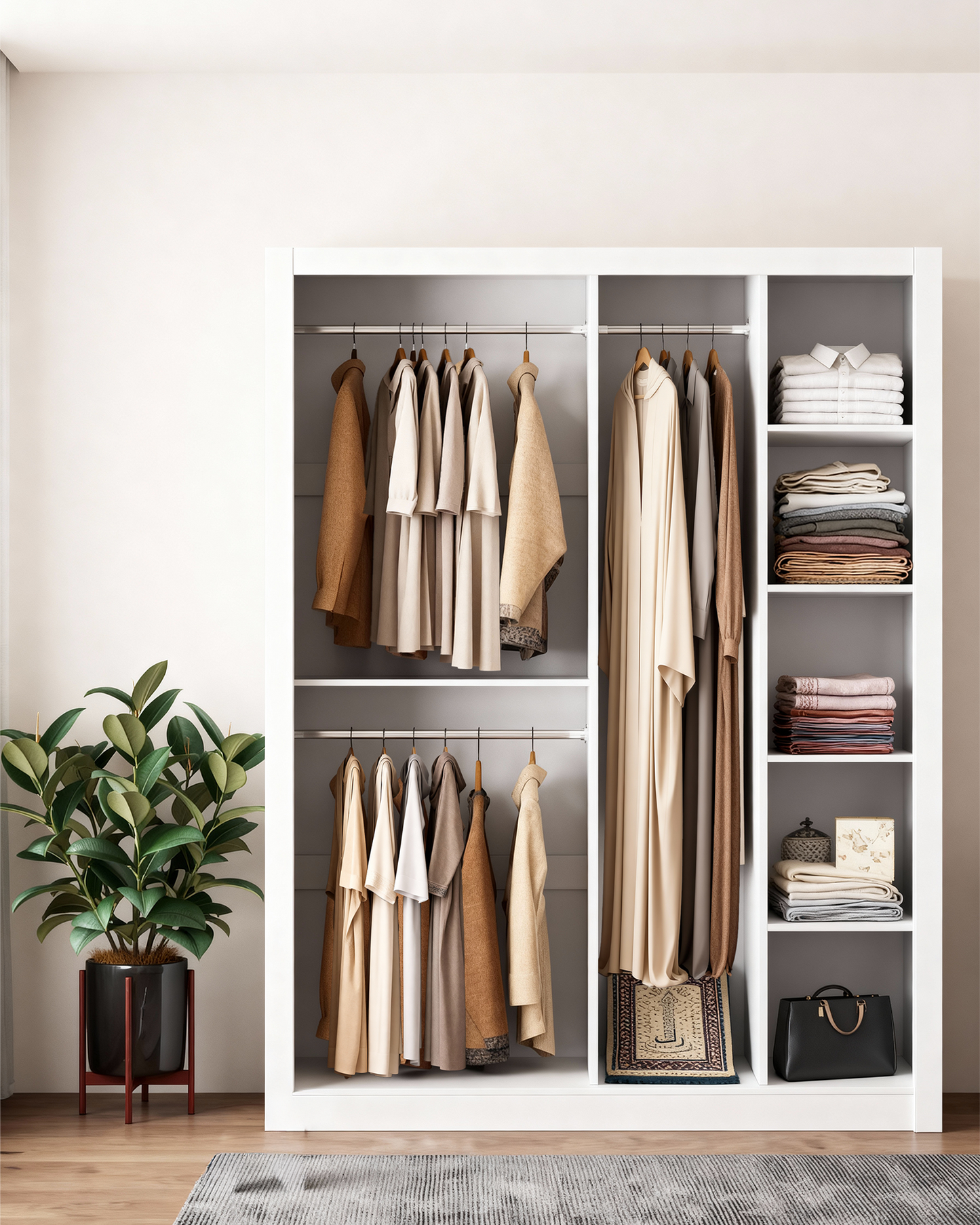 RIFA Full Mirror Sliding Door Wardrobe